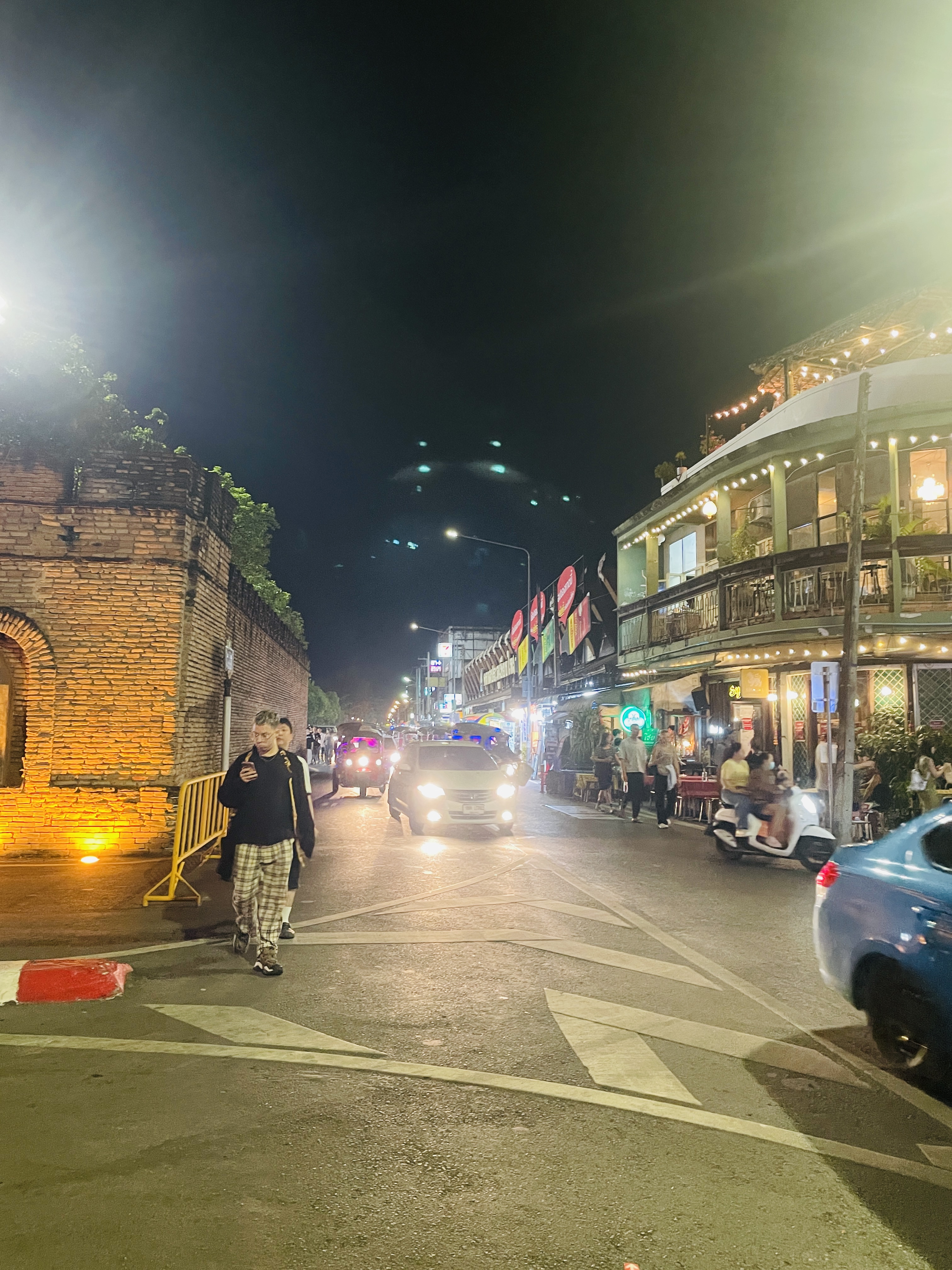 清迈古城夜景